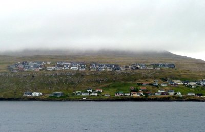 Low-hanging Clouds as We Depart Torshavn