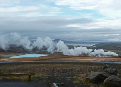 Krafla Geothermal Powerstation & Lagoon, Iceland