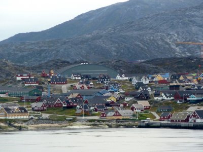 Nuuk, Greenland -- 37 degrees Farenheit & 37 Knot Winds