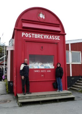 Santa's Mailbox on Nuuk, Greenland