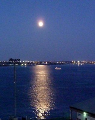 Nighttime in Halifax Harbor