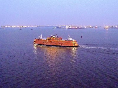 Early Morning Run for Staten Island Ferry