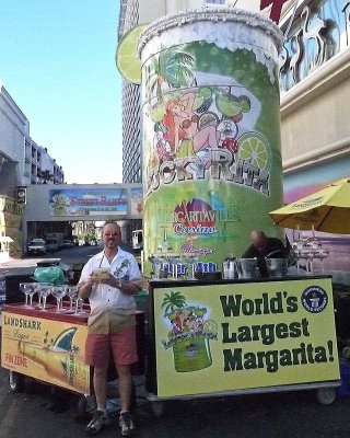 Bill Samples the World's Largest Margarita