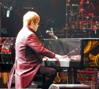 Elton John Playing His Million Dollar Piano