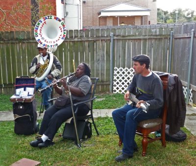 Doreen's Jazz Band at Bookout's Housewarming