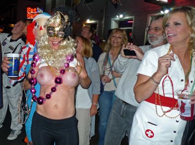 Halloween on Bourbon Street