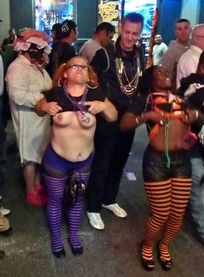 Halloween on Bourbon Street