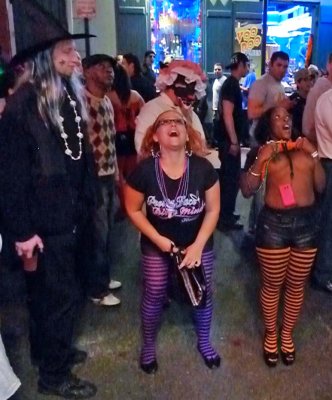 Halloween on Bourbon Street