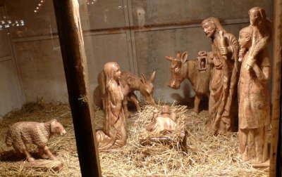 Nativity Scene at Dusseldorf Christmas Market