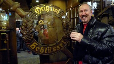 Drinking Alt Bier at Zum Schlussel in Dusseldorf