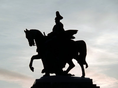 Kaiser Wilhelm Statue at Sunrise