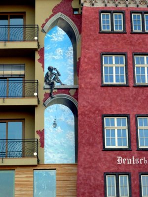 Mural on Building in Koblenz