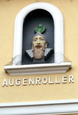 'Eye Roller' on Building in Koblenz, Germany