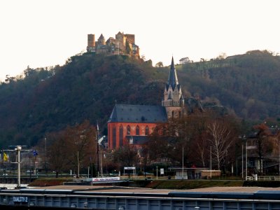 Church of Our Lady (14th Century) & Schonberg Castle (13th Century) in Oberwesel