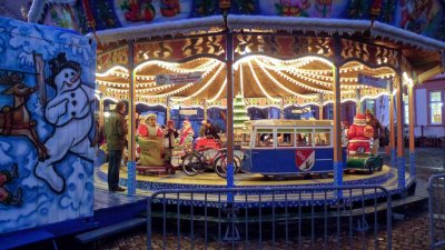 Mainz Christmas Market Carousel