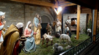 Nativity at the Mainz Christmas Market
