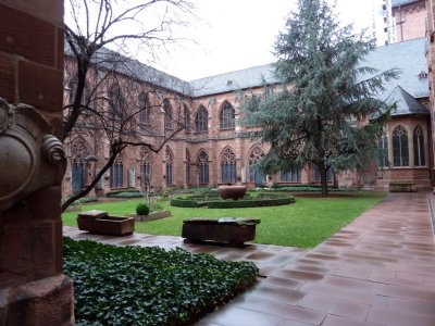 Mainz Cathedral Courtyard
