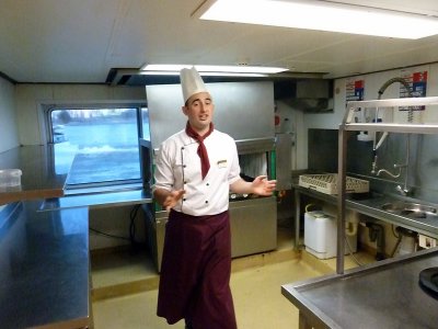 Galley Tour with Chef Pedrag