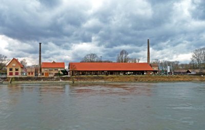 Large Farm on the Rhine River