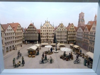 Stuttgart Market Square in 1890