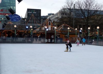 Ice Skating with a Friend in Stuttgart