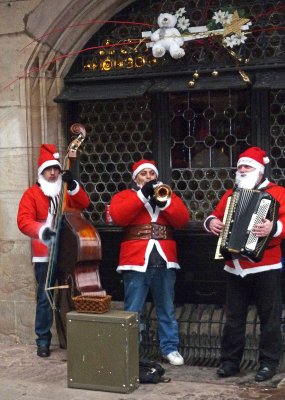 Santa Band in Strasbourg