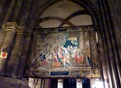17th Century Tapestry in Strasbourg Cathedral