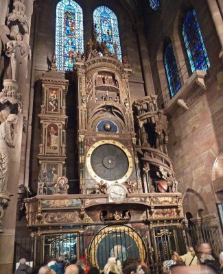 Astronomical Clock  (1843) in Strasbourg Cathedral