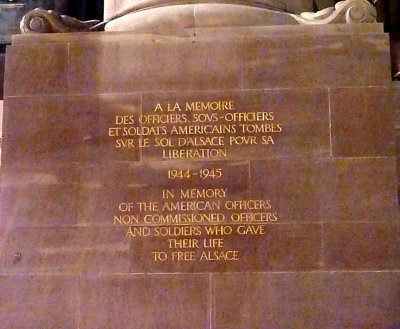 Memorial inside Strasbourg Cathedral