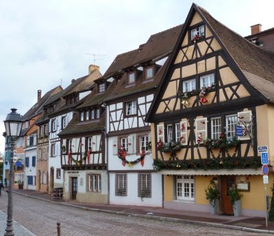 Christmas Decorations in Colmar, France