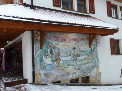 Mural on Building in Titisee