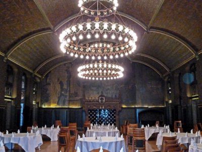 Inside the Saffron Guild Hall, Basel