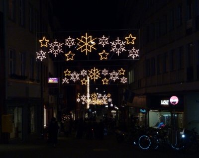 Christmas Lights in Basel, Switzerland