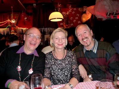Swissy, Gabrielle, & Bill at Restaurant zum Stadtkeller