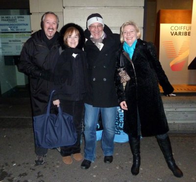 Bill, Susan, Urs, & Gabrielle in Basel