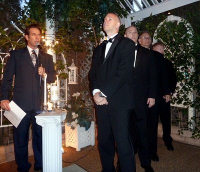 Don at the Wedding Rehearsal