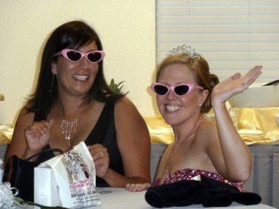 Danielle & Barbara at the Reception
