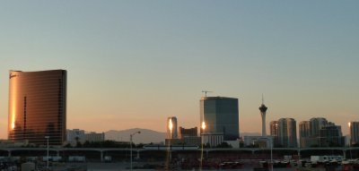 Sunset on the Las Vegas Strip from Our Timeshare