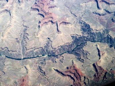 More of the Grand Canyon from 37,000 Feet