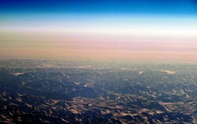 Flying Over Mongolia