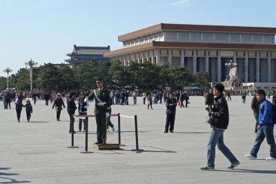 Guard in Tian'anmen Square