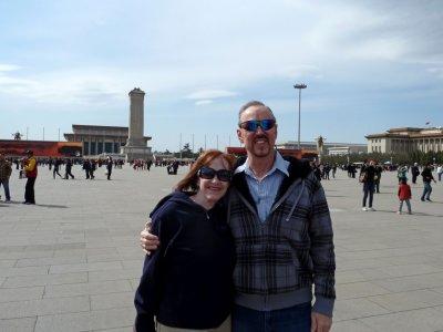 Bill & Susan in Tian'anmen Square