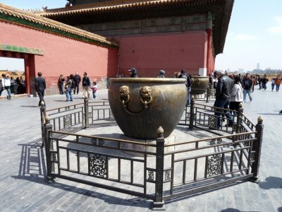 Water Pot Inside the Forbidden Palace Walls