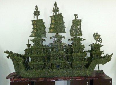 Carved Jade Ship