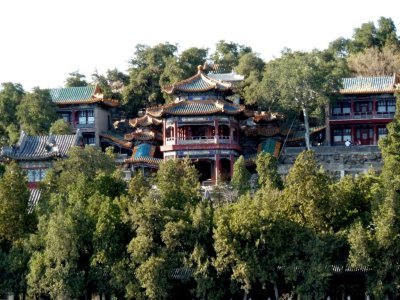 Buildings above the Summer Palace, Beijing