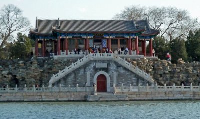 Temple of the God of Water on Summer Palace Lake