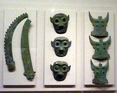 Artifacts from the Late Shang Dynasty (13th - 11tth Century BC)