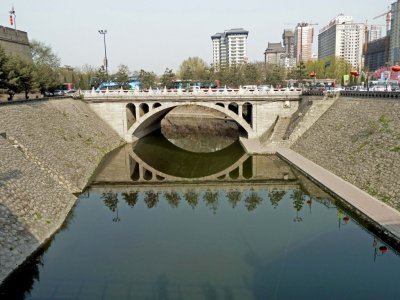 Moat Outside the City Wall of Xi'an