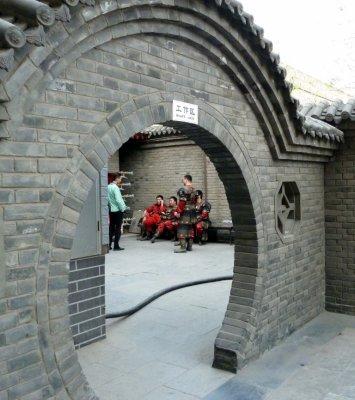 Tang Dynsaty Warriors Break Room in Xi'an City Wall