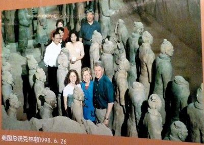 Photo on Display in the Terra-Cotta Warrior Museum